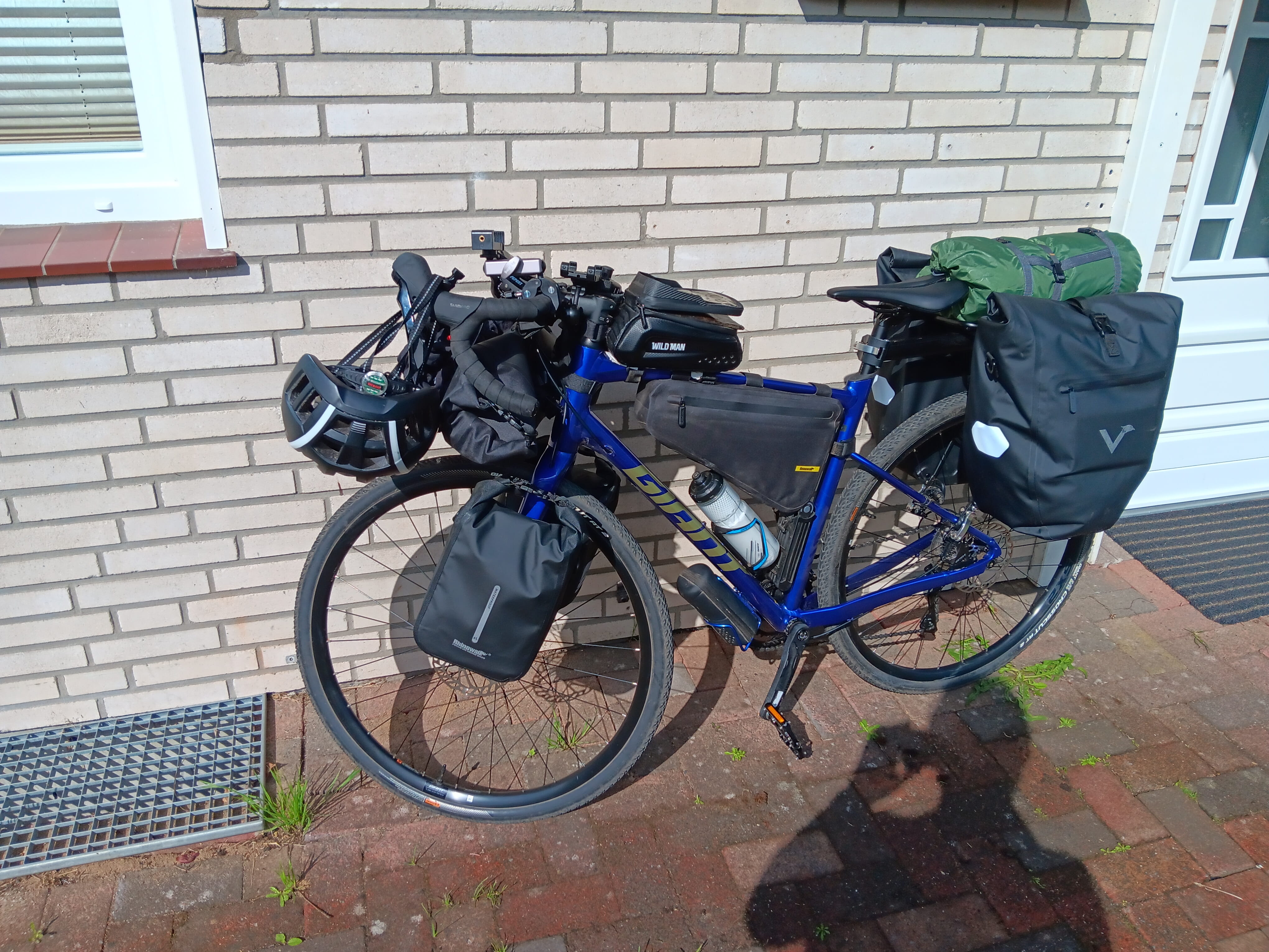 Bepacktes Gravelbike