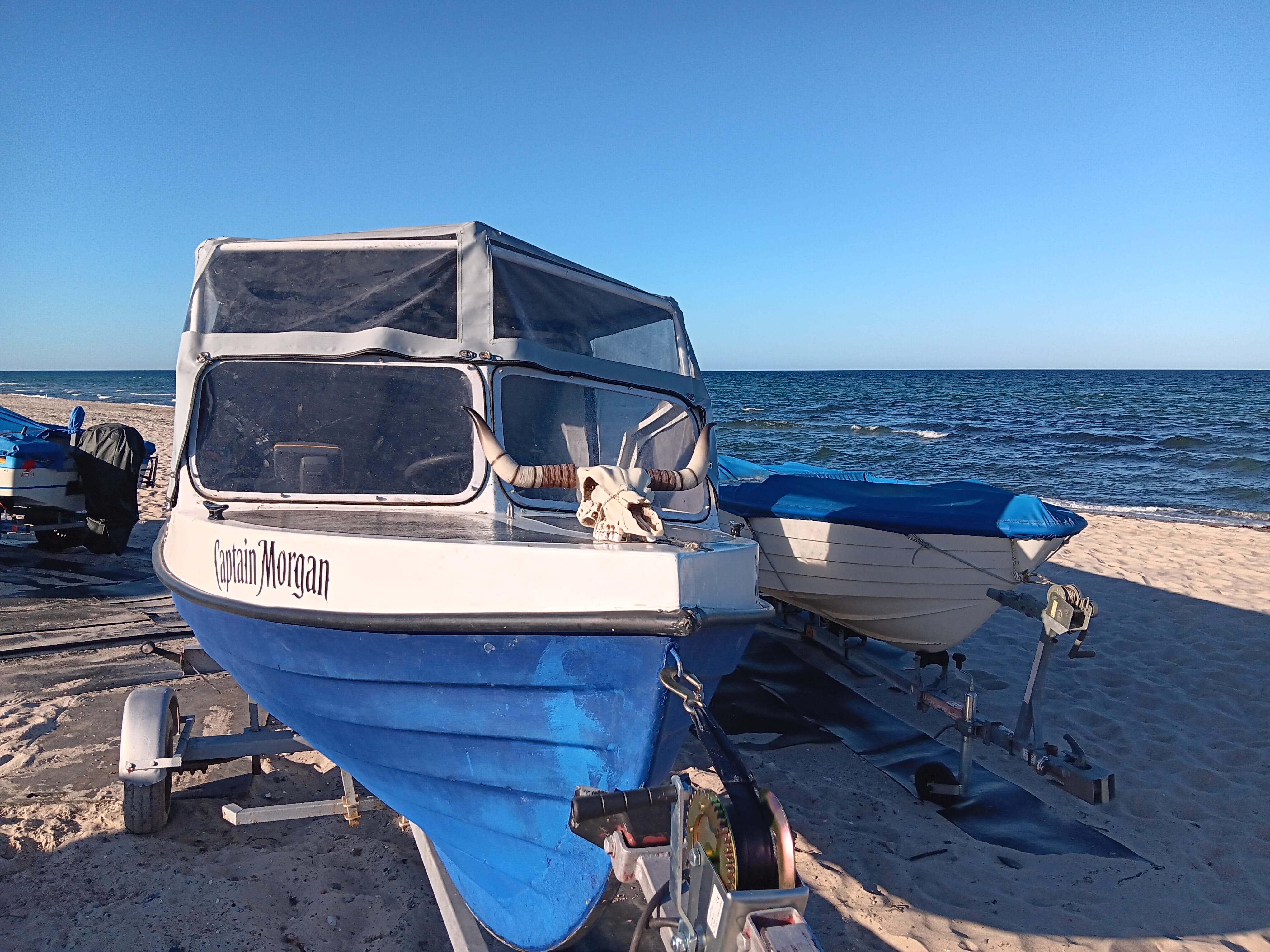 Boot am Strand