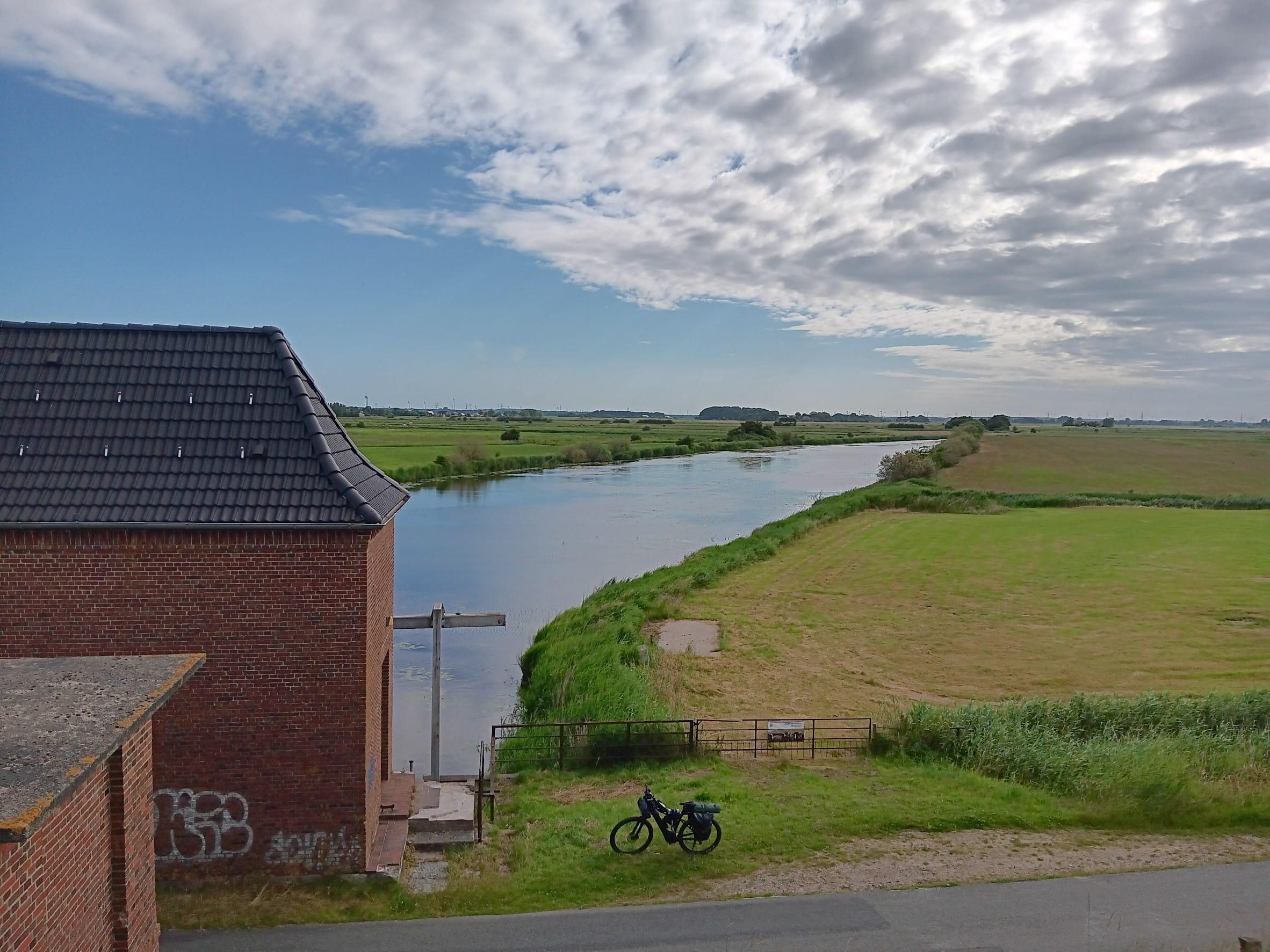 Fluss bei Leck